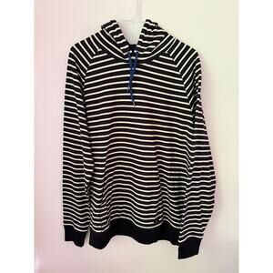 Paul Smith Striped Organic Cotton Hoodie Sz Medium